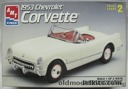 AMT 1/25 1953 Chevrolet Corvette Roadster, 6519 plastic model kit